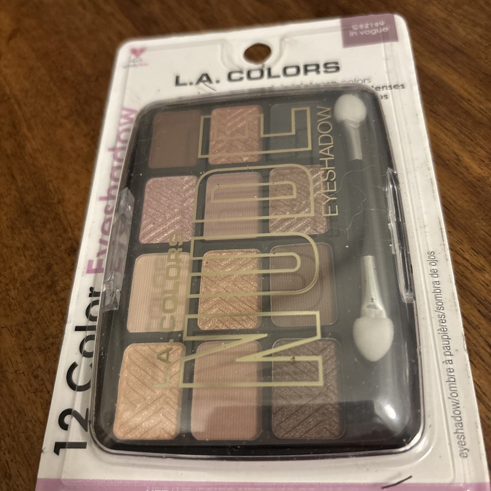 New L.A. Colors 12‎ Color Nude In Vogue Eyeshadow Palette